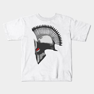 Spartan Helmet Shirt with Arrows Crest Kids T-Shirt